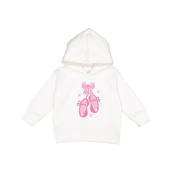 Inktastic Ballerina Pink Ballet Slippers Toddler Hoodie