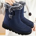 thumbnail image 4 of Miluxas Women Winter Snow Boots Waterproof:Warm Mid Calf Boots for Women with Lined - Comfortable Outdoor Slip On Booties Anti-Slip, 4 of 8