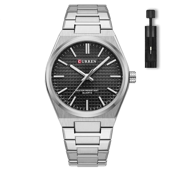 CURREN Fashion Quartz Men's Wrist Watches Stainless Steel Strap Watch Luminous Hands Clock 8439