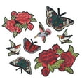 thumbnail image 3 of 8 Piezas Apliques de Tela Bordado Soledad Diseño de Mariposa, 3 of 6