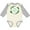 Natural and Heather, variant on Inktastic Happy St. Patrick's Day Clovers Boys or Girls Long Sleeve Baby Bodysuit