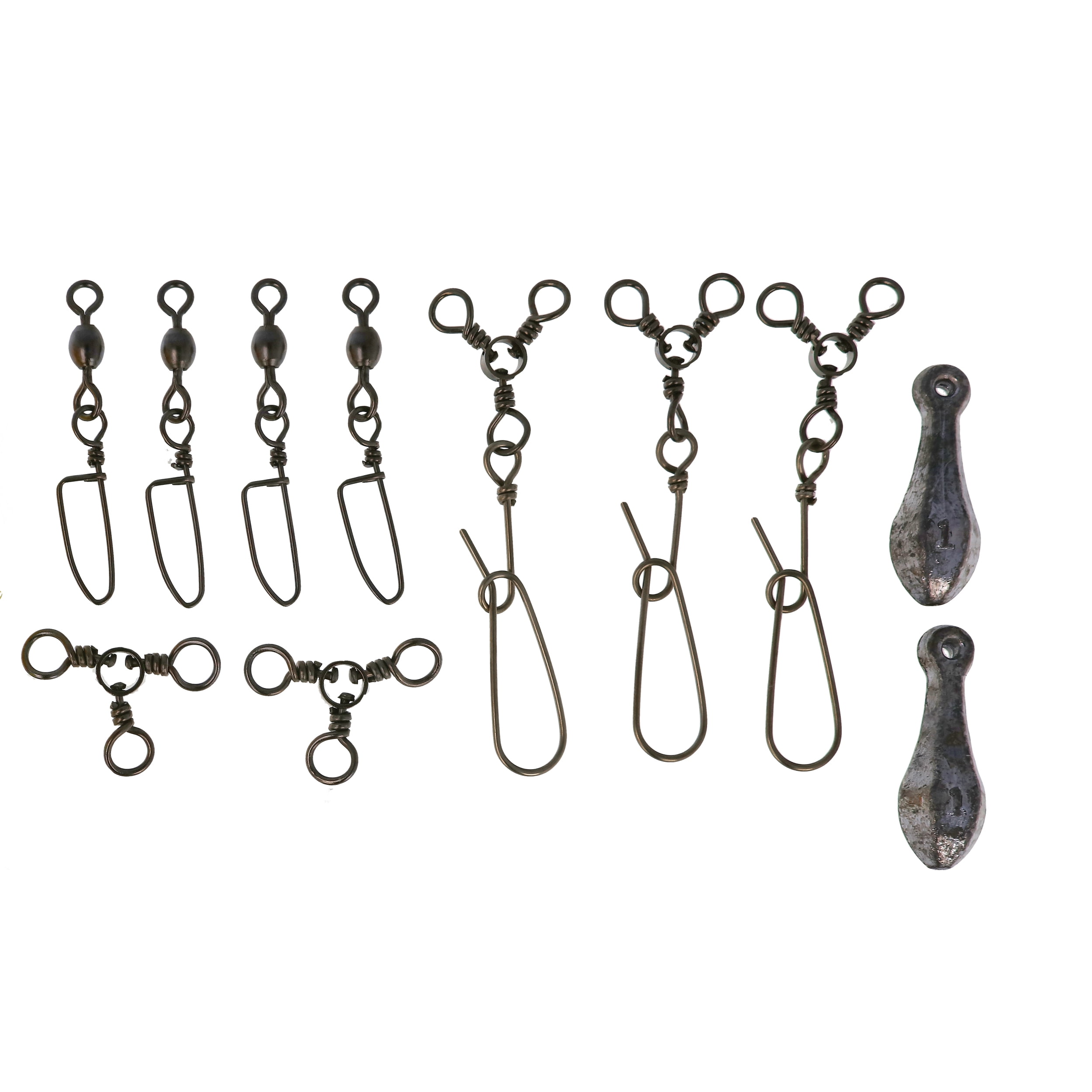 (2 pack) Eagle Claw Striped Bass Saltwater Tackle Kit