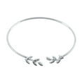 thumbnail image 2 of PPgejGEK Bangles Bracelets for Women Women Stylish Leaves Cuff Women Bracelet Delicate Leaf Open Bangle Bracelet for Valentine's Day Mother's Day Christmas Birthday Gifts up to 65% off, 2 of 3