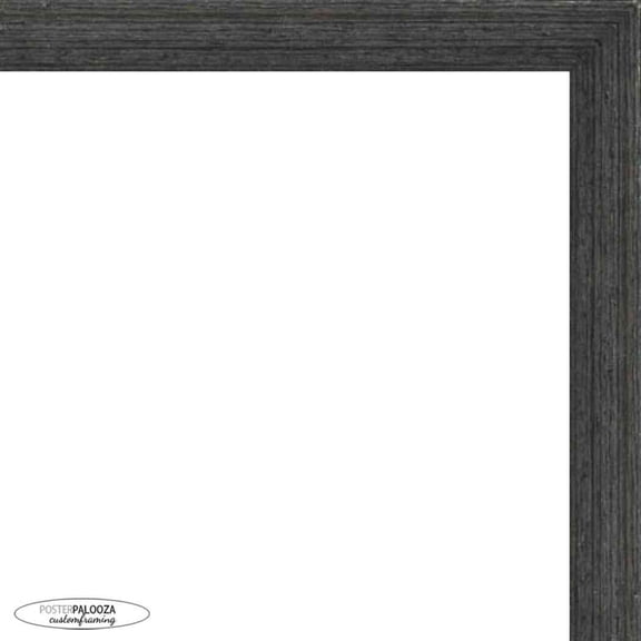 24x36 Barnwood Shadow Box Black Picture Frame - UV Acrylic, Backing, Hanging Hardware