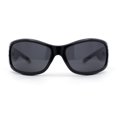 thumbnail image 2 of Anti Glare Polarized Womens Rhinestone Oval Rectangular Sunglasses All Black, 2 of 4