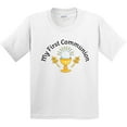 thumbnail image 3 of Inktastic My First Communion with Chalice and Host Youth T-Shirt, 3 of 5