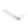 thumbnail image 2 of Likrtyny Mini Lámpara Lectura Brillante Libro USB Portátil para PC Portátil (blanco 8LED), 2 of 9