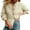 Khaki, variant on UYISJ Women's Long Sleeve Cardigan Sweater Crew Neck Button Down Cardigans Ribbed Open Front Knit Outerwear Fall Solid Color Tops Beige L
