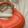 thumbnail image 2 of Bolso de mujer 2023 Ins Messenger Bag PU Cadena de cuero Tote femenino (naranja), 2 of 9