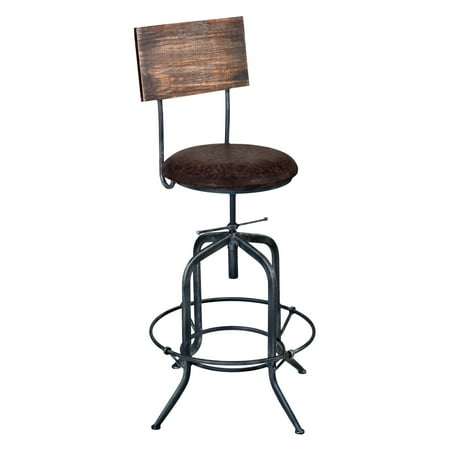 Armen Living Damian Adjule Swivel Bar Stool Armen Living Damian Adjule Swivel Bar Stool