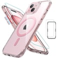 thumbnail image 1 of for iPhone 16 Pro Max Case, Compatible with MagSafe, Shockproof Military-Grade Protection, Magnetic Phone Case for iPhone 16 Pro Max, Classic Hybrid Case (HaloLock), Clear, 1 of 5