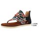 thumbnail image 4 of Sandalias planas con estampado de rosas de talla grande para mujer Wmkox8yii  nm8179, 4 of 9