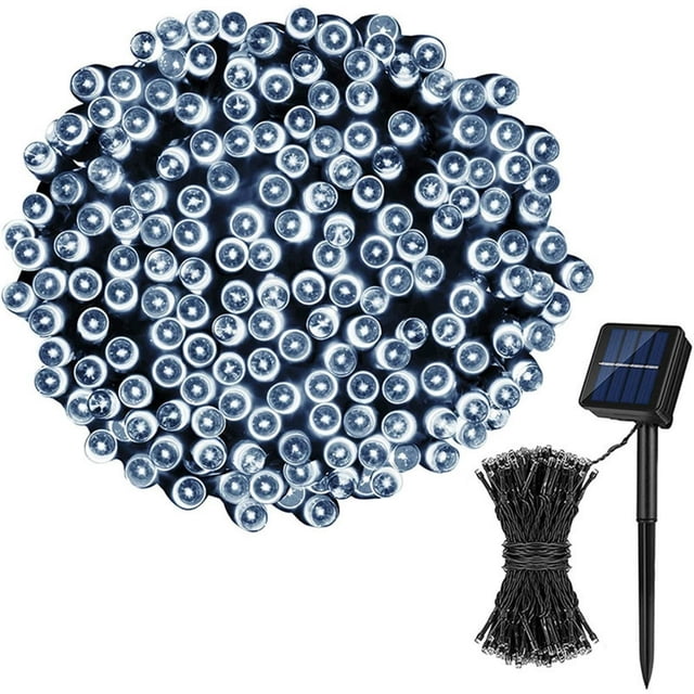 Outdoor Christmas Decoration LED Solar Lamp String All Over 8-Function Festival Garden Decoration 12M100 Lamp