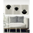 thumbnail image 5 of SHENIFY Abstract Black Boho Wall Art Canvas Prints (Set of 3) Minimalist Modern Decor for Bedroom, Living Room, 5 of 6