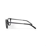 Bio Eyes Men's BE152 Myrtle Round Prescription Eyeglasses with Case, Black