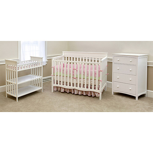 Child of Mine by Carter's Woodhaven Crib in Vintage White & Special