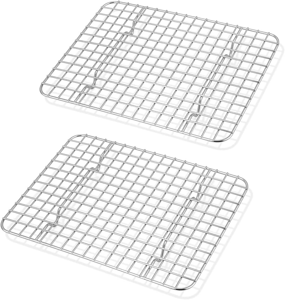 Manss Cooling Rack Set of 2 Stainless Steel, Oven Safe Grid Wire