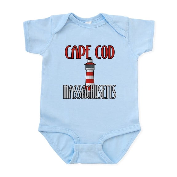 CafePress - Cape Cod MA Infant Bodysuit - Baby Light Bodysuit, Size Newborn - 24 Months