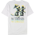 thumbnail image 2 of Camiseta gráfica Elevenparis Hombre No Tourists blanca S, 2 of 5