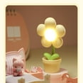 thumbnail image 6 of SUSHANG Mini Flower Night Light Cute Atmosphere Bedside Lamp Creative DeskTop Decoration for Desk, Table, Bedroom, Living Room, Office, 6 of 9