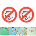 thumbnail image 3 of Miangastore Do Not Touch Warning Sign White PVC 15Pcs For Factories Warehouses And Offices, 3 of 9