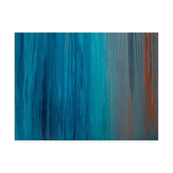 Trademark Fine Art 'Drenched in Teal II' Canvas Art by Teodora Guererra