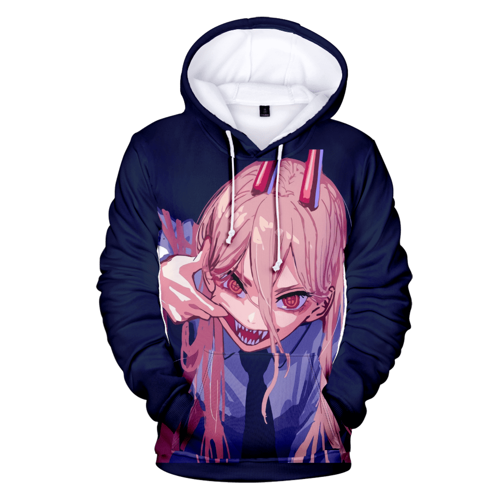 Hoodies Anime Chainsaw Man 3D Printing Hoodies Denji, Pochita, Makima
