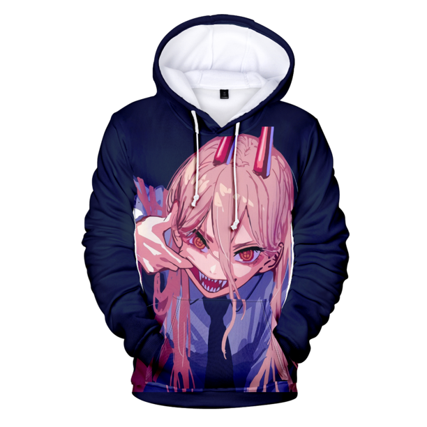 Hoodies Anime Chainsaw Man 3D Printing Hoodies Denji, Pochita, Makima