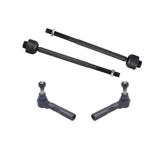 4 Pc Front Outer & Inner Tie Rod Ends Steering Rack & Pinion Fits select: 2003-2005 CHEVROLET EXPRESS G2500, 2003-2014 CHEVROLET EXPRESS G1500