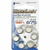NABC UltraLast UL675HA Size 675 Ultra-Clear Hearing Aid Battery