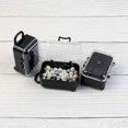 thumbnail image 5 of 12 Pack Cute Miniature Travel Case Box Candy Box Party Reception Candy Gift Box Suit for Wedding Party Decoration (Black), 5 of 5