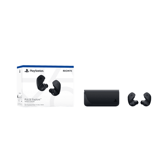 PlayStation PULSE Explore Wireless Earbuds with Charging Case, for PS5, Midnight Black