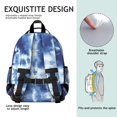 thumbnail image 5 of Colorful Tie Dye Pattern Backpack for School,Cute School Bag,Schoolbag with Adjustable Shoulder Straps & Padded Back,15.25"x11.5"x5.25", 5 of 5