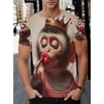 thumbnail image 3 of T-shirt, casual wear trendy men's T-shirt top, fashionable gentleman's gift choice for Father's Day and special occasions, a perfect gift, 3 of 5
