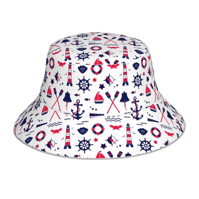 Balery Sailing Marine Travel Sombreros para el sol para hombre y mujer, sombrero de pescador con UPF 50+