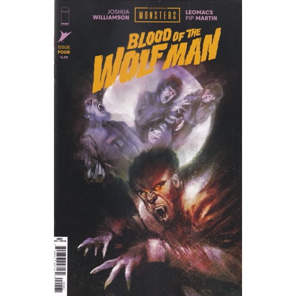 Collectible Universal Monsters: Blood of the Wolf Man #4F VF ; Image Comic Book