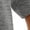 Gray, variant on Sakmal Short Sleeve Ladies Tops Blue Full Sleeves V-Neck Solid T-Shirts Plus Size Ladies Shirts