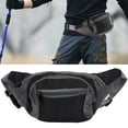 thumbnail image 5 of Outdoor Large Capacity Waterproof Nylon MultiFunctional Black Sports Fanny Pack, 5 of 8
