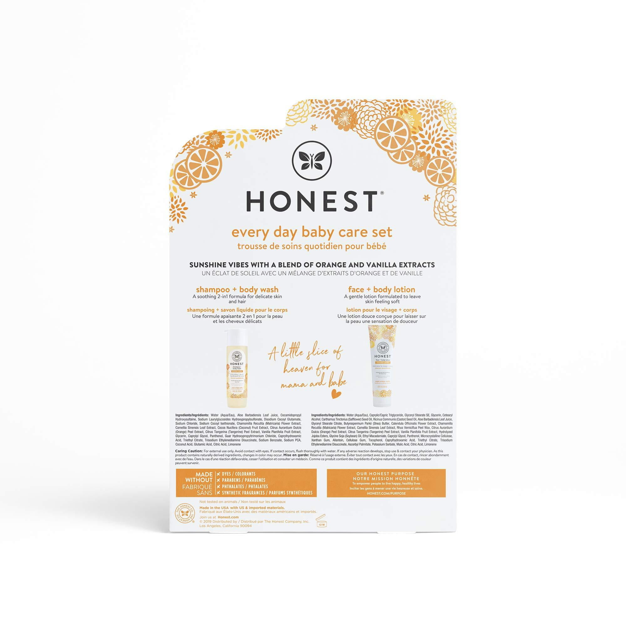 The Honest Company Lot de 2 agrumes et vanille