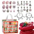 thumbnail image 2 of Calendario de Adviento de joyería de Navidad, calendario de cuenta regresiva de Navidad, pulseras de calendario de adviento de Navidad DIY, caja ciega, 2 of 4
