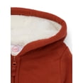 thumbnail image 2 of Wonder Nation Boys Kid Tough Zip Hoodie with Faux Shearling Lining, Sizes 4-18 & Husky, 2 of 3