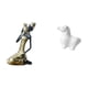 thumbnail image 5 of Estatua de la dama,Estatua de dama tribal africana,artesanías de cafetería hechas a mano,Adorno de resina artesanal de cultura africana,Estatua del caballo,Estatua de caballo para decoración, 5 of 8