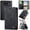 Black, variant on For iPhone Duo Case Wallet with Card Holder and Cash Pocket,Adjustable Multi-angle Kickstand,Magnetic Closure Microfiber Lining,Slim Flip Phone Case with RFID Blocking Cover for Men/Women,Brown