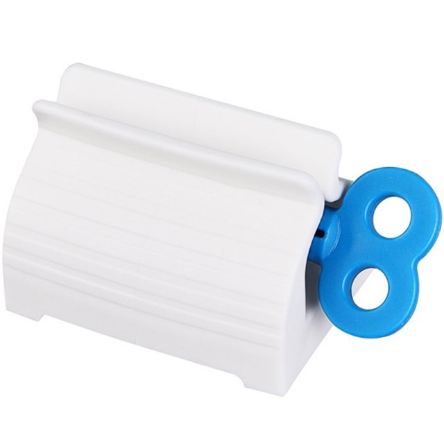 Muyoka Tubo rodante Exprimidor de pasta de dientes Dispensador de pasta de dientes de plástico Gire el soporte del asiento de pasta de dientes Dispensador fácil para baño Cuarto de baño Cocina 5.3X4X3 Muyoka Hogar
