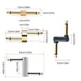 thumbnail image 3 of 4Pcs Guitar Pedal Patches Connector Guitar Effect Pedals Convert Instrument Connector Guitar Effect Pedal Couplers, 3 of 8