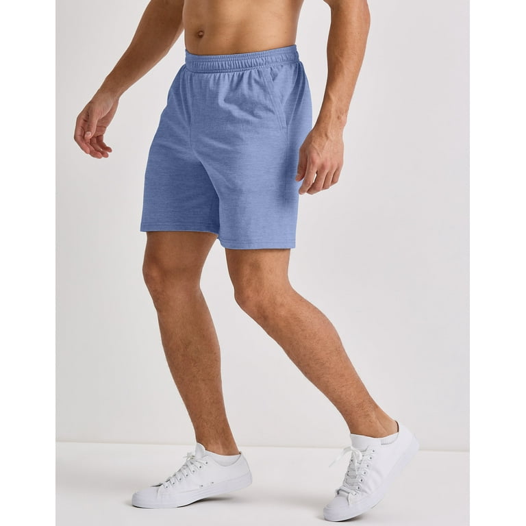 Hanes men's jersey pocket sales shorts