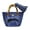 Dark Blue., variant on Dolls Handbag for 12 Inch Figures with Bowknot Accessories Miniature Colorful Handbag for 1/6 Scale Dolls