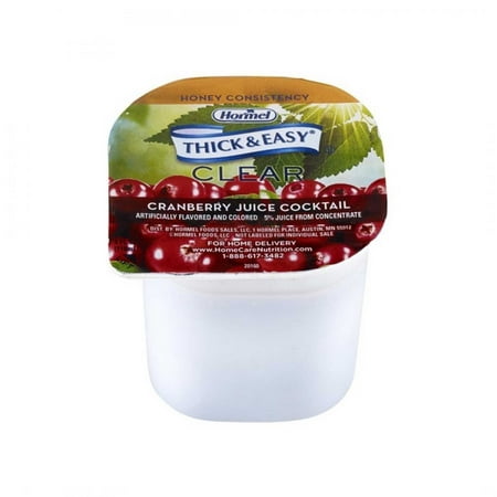 Hormel Food Services Thick & Easy Thickened Beverage: Cranberry 4 oz Honey Consistency 24 Count Hormel Food Services Thick & Easy Thickened Beverage: Cranberry 4 oz Honey Consistency 24 Count