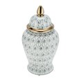 thumbnail image 2 of Sagebrook Home Elegant Ceramic Jar - Home Decor Accent Piece, 2 of 8