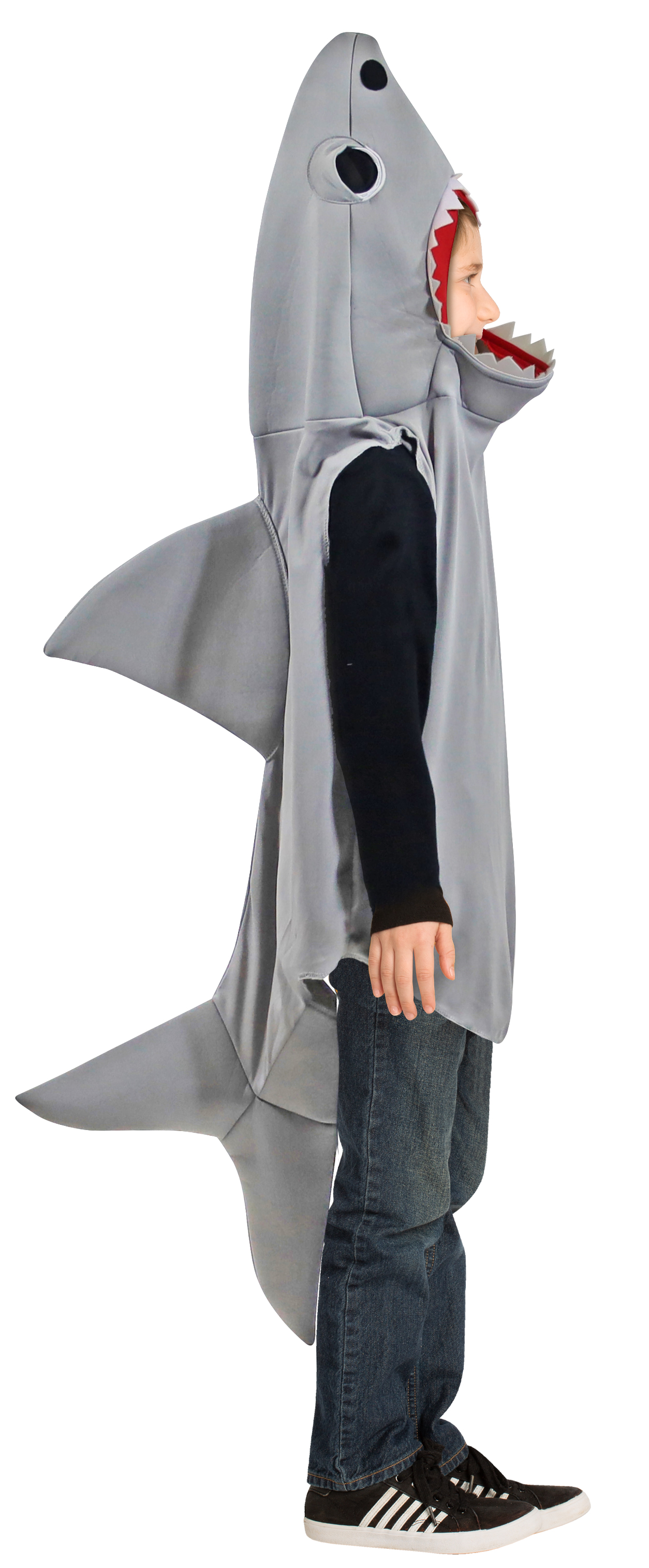 Rasta Imposta Sand Shark Halloween Costume, Unisex Child Size 7-10, Gray - image 3 of 4